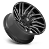 Set 4 Fuel D773 Typhoon 22x10 5x4.5 5x5 Gloss Black Milled Wheels 22" -18mm