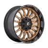 Set 4 20" Fuel  D797 Arc 20x10 6x135 6x5.5 Platinum Bronze Black Wheels -18mm