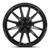 Set 4 17" Katana Racing KR11 17x7.5 5x100 5x114.3 40mm Gloss Black Wheels Rims