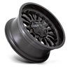Set 4 22" Fuel D796 Arc 22x12 6x135 6x5.5 Matte Black Gloss Black Wheels -44mm