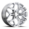 Performance Replicas PR176 24x10 6x5.5 Chrome Wheel 24" 24mm Rim