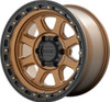 Set 4 KMC KM548 Chase 20x9 8x180 Matte Bronze With Black Lip Wheels 20" 0mm Rims