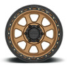 Set 4 KMC KM548 Chase 20x9 8x180 Matte Bronze With Black Lip Wheels 20" 0mm Rims