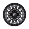 Set 4 17" Fuel D835 Cycle 17x9 6x5.5 1mm Wheels Gunmetal Black Ring Truck Rims
