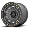 Set 4 KMC KM236 Tank Beadlock 17x9 8x170 Anthracite Wheels 17" -38mm Rims