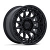 17" KMC KM556 Crux 17x8.5 6x135 0mm Blackout Wheel Offroad Truck SUV Rim