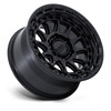 Set 4 17" KMC KM556 Crux 17x8.5 5x5 (5x127) 0mm  Blackout Offroad Truck Wheels