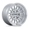 17" KMC KM733 Impact FFT 17x8.5 6x5.5 0mm Gloss Silver Machined Face Offroad Rim Truck SUV Wheel