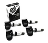 4 TPMS Fit 01/2009-12/2012 Audi A4 Tire Sensors Replacement Metal Stem 315 MHz