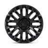 Set 4 Fuel D831 Quake 20x10 6x5.5 Blackout Wheels 20" -18mm Rims