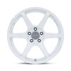 Set 4 18" Motegi MR160 Battle VI 18x8.5 5x4.5 35mm Matsuri White Pearl Wheels