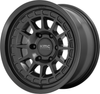 Set 4 KMC KM719 Canyon 17x8.5 6x5.5 Satin Black Wheels 17" 0mm Rims