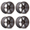 Set 4 19" Rotiform RC209 RPS 19x9.5 5x112 30mm Burnt Bronze Sedan Coupe Car Rims Wheels