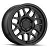 Set 4 17" KMC KM717 Bully Ol 17x8.5 6x4.5 Satin Black Wheels 18mm Rims