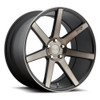 Set 4 20" Niche M150 Verona 20x9 5x112 Matte Black Machined Wheels 25mm Rims