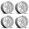 Set 4 Niche M249 Gamma 18x8 5x120 Chrome Wheels 18" 40mm Rims