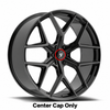 Fittipaldi Street FS374B Gloss Black Wheel Center Cap CAP-FS-B22F