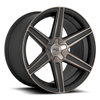 Set 4 Niche  M236 Carina 20x10.5 5x112 Machined Double Tint Wheels 20" 40mm