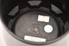 Black Rhino Gloss Black White Logo Wheel Center Cap Hub Cap 1911S02 5.25" Rear Push Through for 5" center bore
