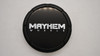 Mayhem C108303MB03 4 inch matte black wheel center cap front view