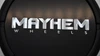 Mayhem C108303MB04 5.25 inch matte black wheel center cap front view