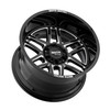 Set 4 Moto Metal MO992 Folsom 20x10 5x5 Gloss Black Milled Wheels 20" -18mm Rims