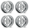 Set 4 17" Voxx Noto Silver 17x7.5 Wheels 5x115 5x120 20mm Rims