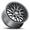 Set 4 17" Voxx Nogara Carbon Grey 17x7.5 Wheels 5x112 5x120 40mm Rims