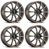 Set 4 16" Focal 448BZ F-20 16x7 Wheels 5x108 5x115 40mm Street Rims