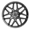 18" Motiv 435G Foil 18x8 Gunmetal Wheel 5x112 5x4.50 +42mm Rim