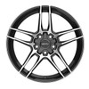 16" Motiv 434MB Matic Machined Black 16x7.5 Wheel 5x4.5 5x120 +40mm Rim