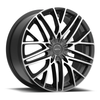 22" Motiv 437MB Maven 22x9 Machined Black Wheel 5x108 5x4.50 +40mm Rim