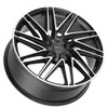 Set 4 22" Motiv 429MB Align 22x9 Black Machined Wheels 6x135 6x5.5 25mm Rims