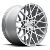Set 4 Rotiform R110 Blq 18x8.5 5x100 Gloss Silver Machined Wheels 18" 35mm