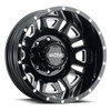 16" Ultra 003RBM Hunter Dually  16x6 Wheel 6x205 -140mm