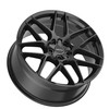 Set 4 17" Motiv 435B Foil 17x7.5 Gloss Black Wheels 5x112 5x4.5 40mm Rims