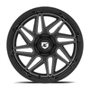 20" Gear Off Road 761BM Ratio Black Milled 20x10 Wheel 6x135 6x5.5 Rim -19mm