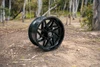 18" Gear Off Road 761B Ratio Gloss Black 18x9 Wheel 6x135 6x5.5 Rim 18mm