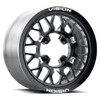15" Vision 346 Storm UTV Gloss Black Milled Spoke 15x7 Wheel 4x136 38mm Rim