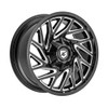 22" Gear Off Road Sequence 769BM Gloss Black Milled 22x10 Wheel 8x180 -19mm Rim