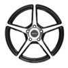 17" Motiv 433MB Blade Machined Black 17x7.5 Wheel 5x4.5 Rim +40mm
