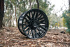 20" Gear Off Road Edge 770B Gloss Black 20x9 Wheel 8x170 18mm For Ford F250 F350