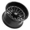 Set 4 20" Gear Off Road 764BM Leverage Black Milled Wheel 20x10 Rims 8x6.5 -19mm