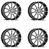 Set 4 15" Maxxim 44B Champ 15x6.5 Wheels 5x100 5x4.5 38mm Rims
