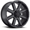 Set 4 17" Ultra 195SB Crusher Satin Black 17x8 Wheels 5x5 25mm Truck Rims