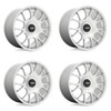 Set 4 Rotiform R188 Tuf-R 20x10.5 5x4.25 5x120 Silver Wheels 20" 40mm Rims