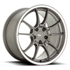 Set 4 Motegi MR152 SS5 17x8 4x4.25 Gunmetal With Machined Lip Wheels 17" 45mm