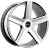 22" Motiv 439C Command 22x9 Chrome Wheel 6x135 6x5.50 +25mm Truck Suv Rim