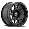17" Mamba 599B M27 17x9 Wheel 5x5 -12mm Lifted For Jeep Truck Rim