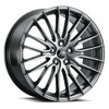 20" Platinum 465G Reprisal Bright Graphite Silver 20x8.5 Wheel 5x115 35mm Rim